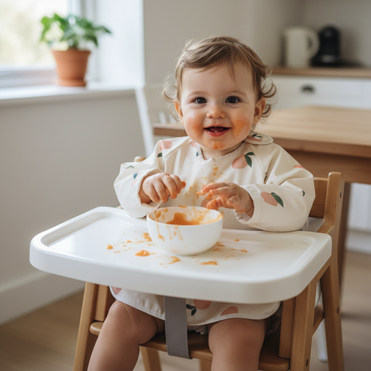 Babero con mangas impermeable