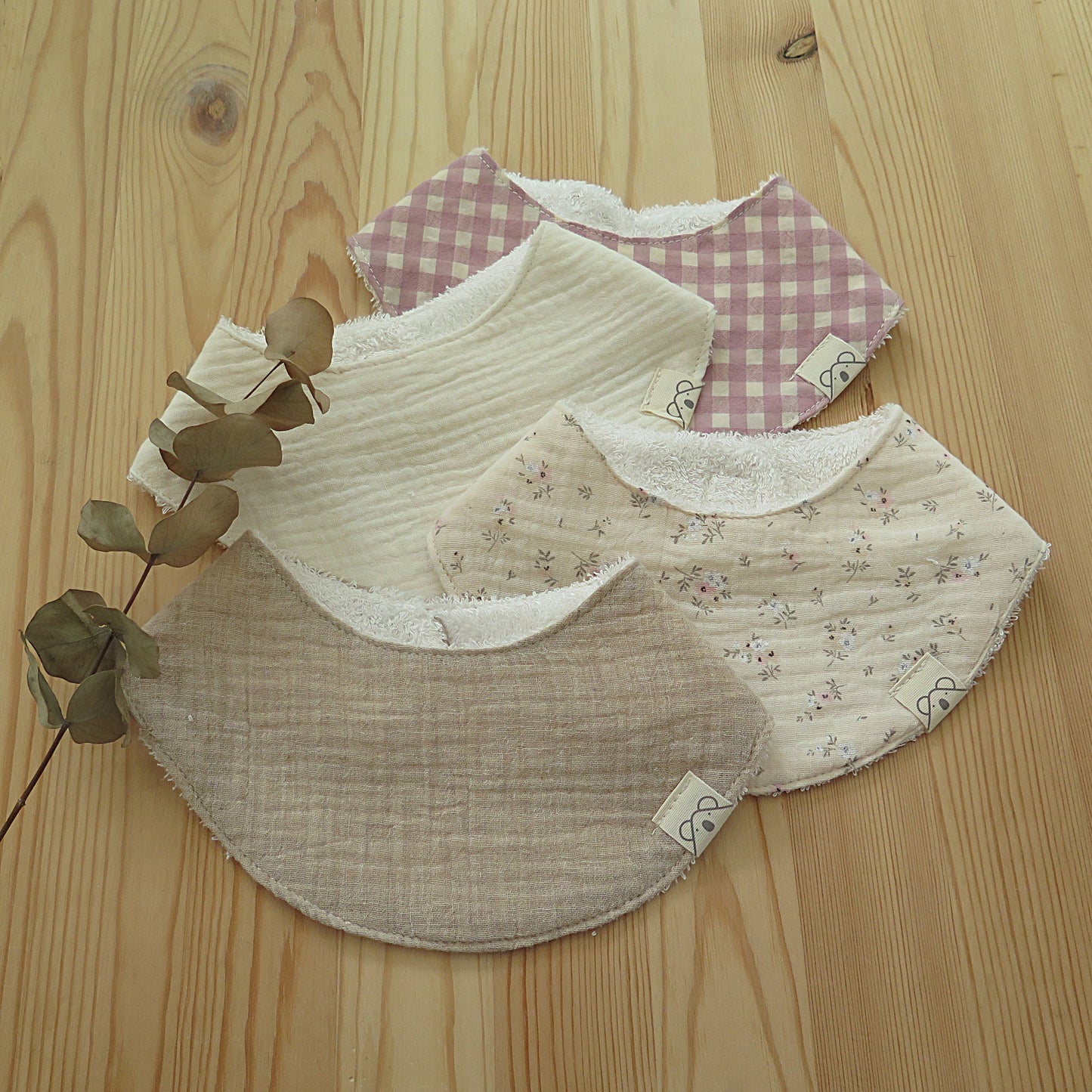 Pack de 4 bandanas de rizo de bambú