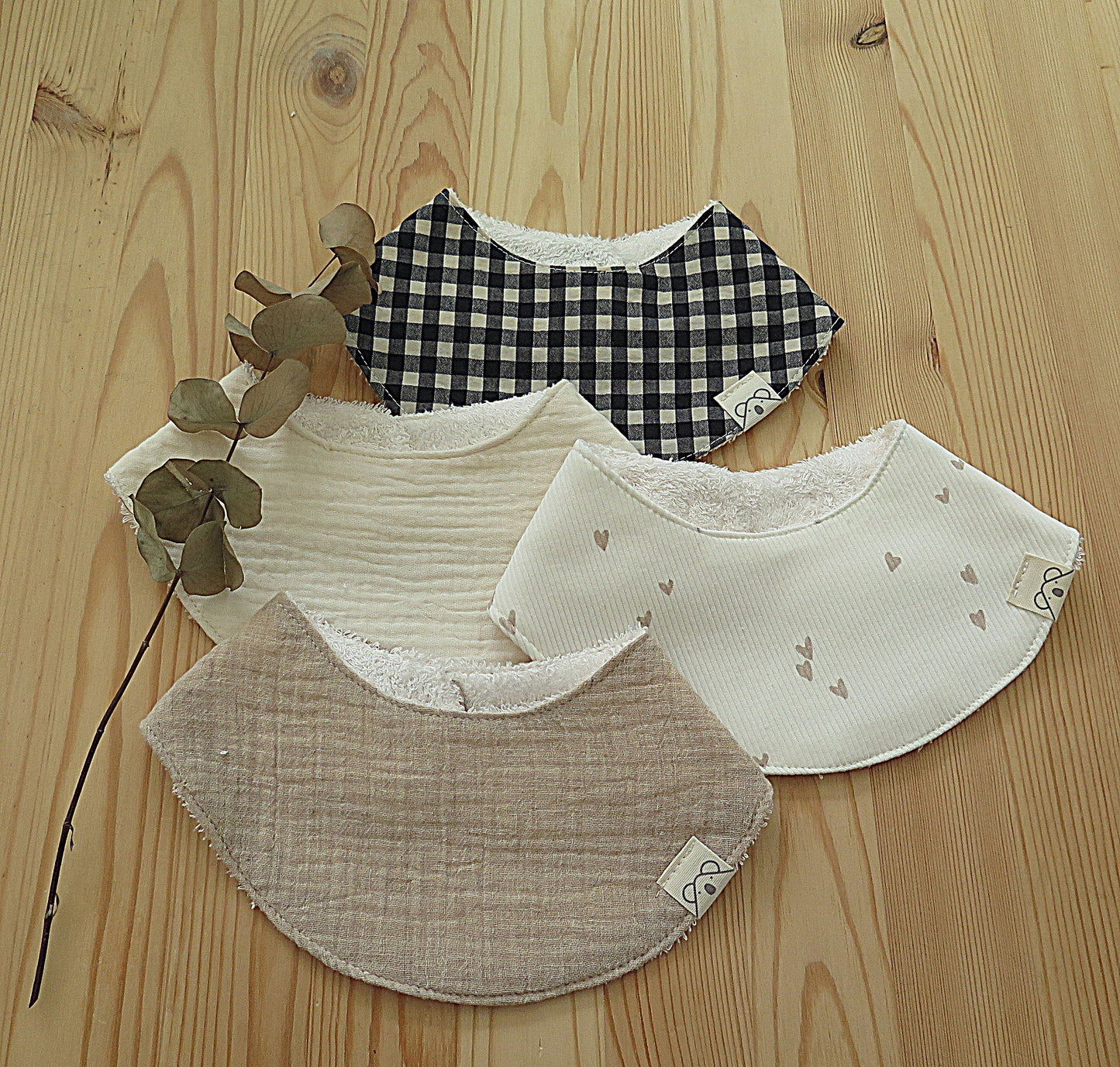 Pack de 4 bandanas de rizo de bambú