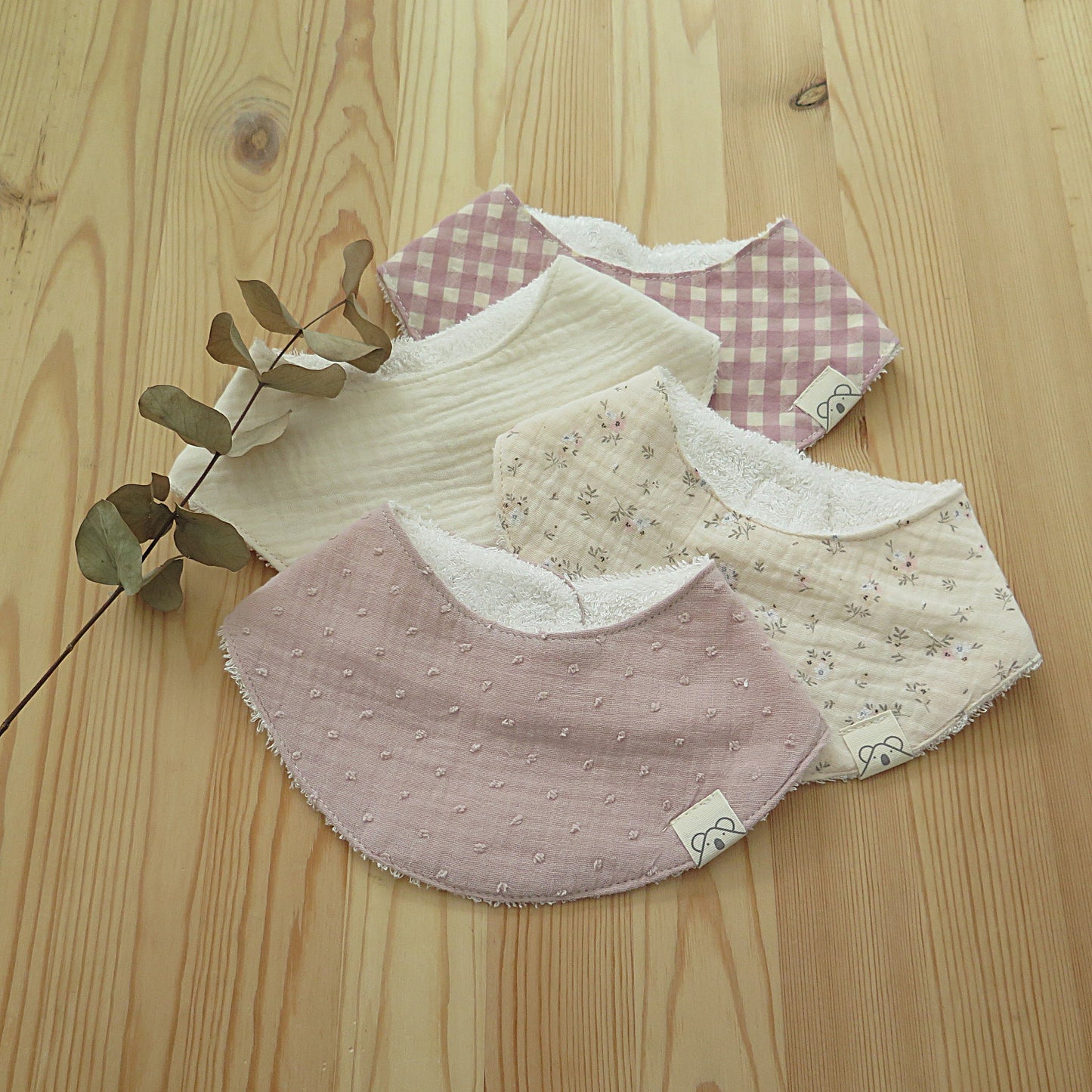 Pack de 4 bandanas de rizo de bambú